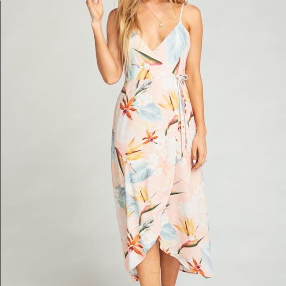 SMUM Megan Wrap Dress: Paradise Party